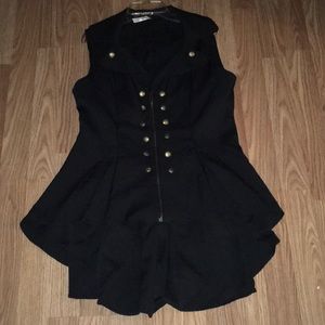 High Low Military Style Vest Size L